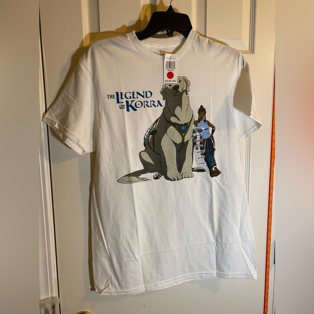 The Legend Of Korra Nickelodeon T-Shirt Men’s Sz M White Graphic Tee NWT $24.99